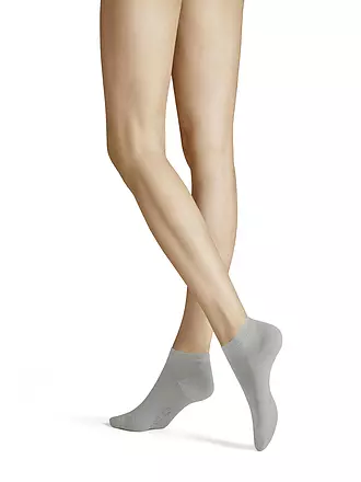 HUDSON | Chaussettes sneaker RELAX FINE argent | grau